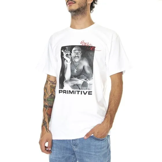 Primitive Mens Smoke Tee White 