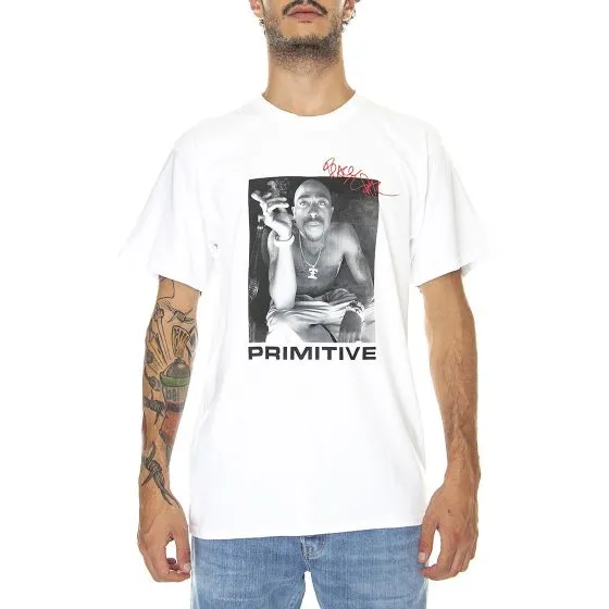 Primitive Mens Smoke Tee White 