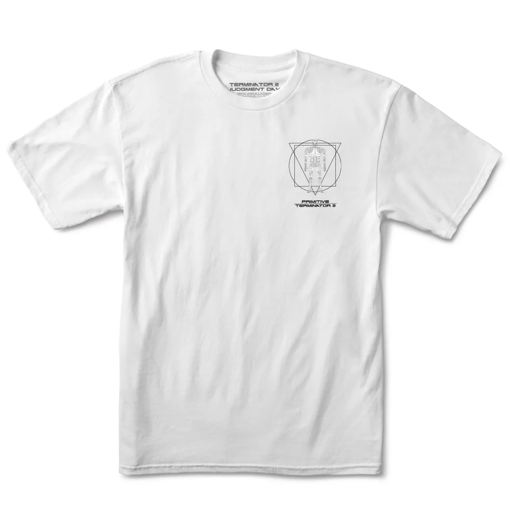 Primitive Skateboard Skynet S/S Tee White