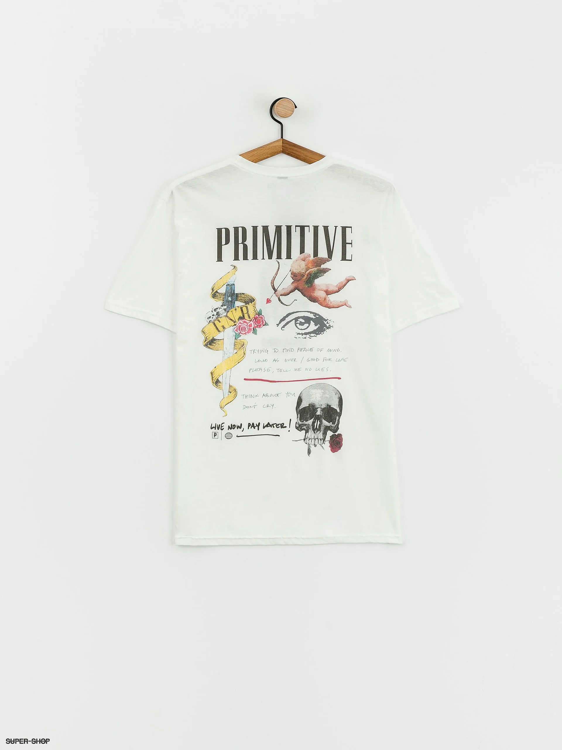 Primitive X Guns N' Roses Dont Cry T-shirt (white)