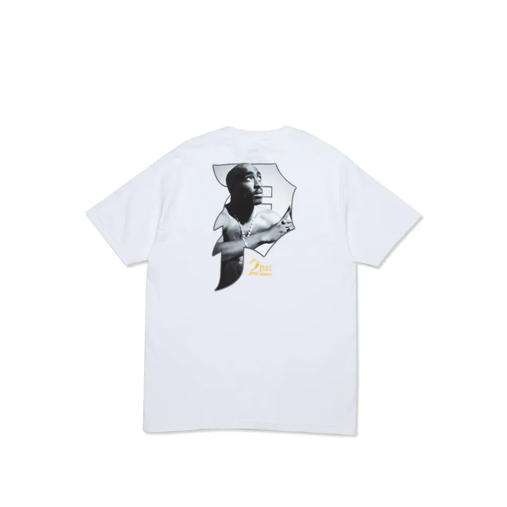 Primitive x Tupac Praise Tee White PAPSP22153-WHT