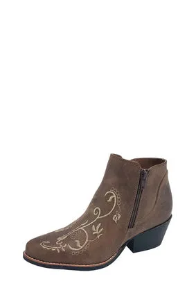 PURE WESTERN WOMENS ODESSA BOOT (AGED BARK)