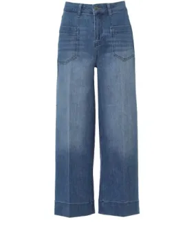 Raffaello Rossi Blue Wide Leg Miru Jeans