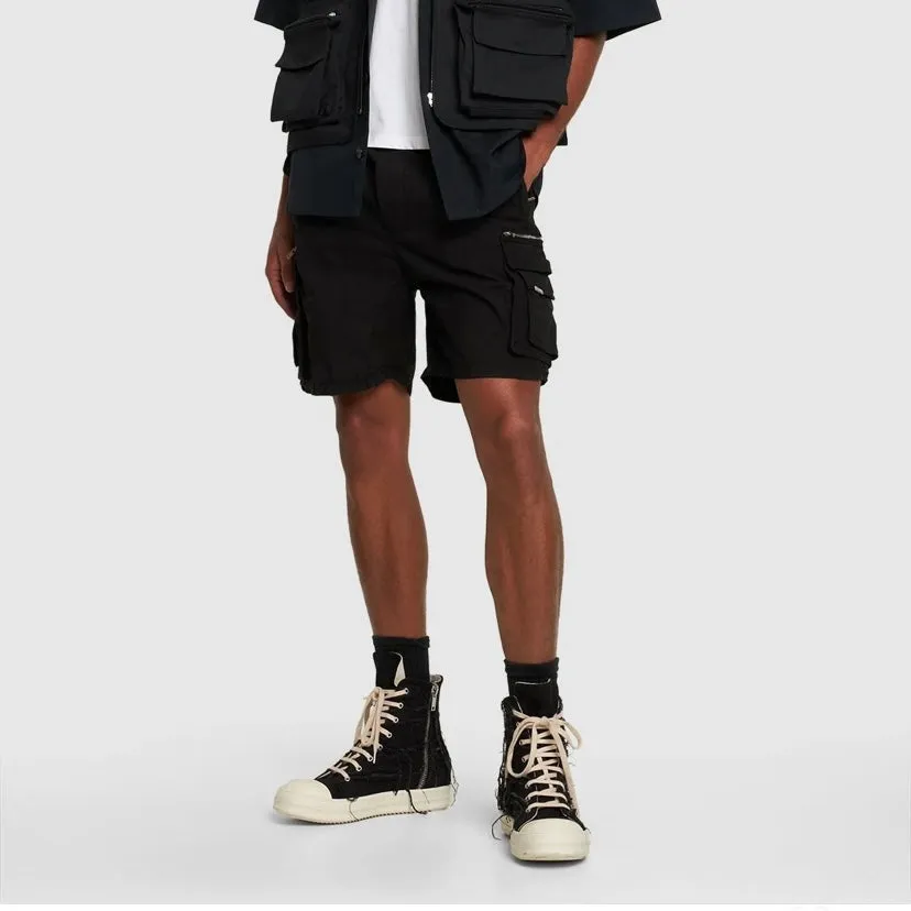 Represent Cargo Shorts Black