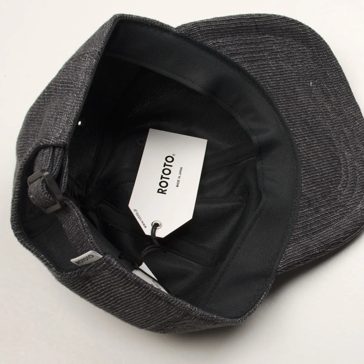 RoToTo - OG 6 Panel Knit Cap - Black Denim