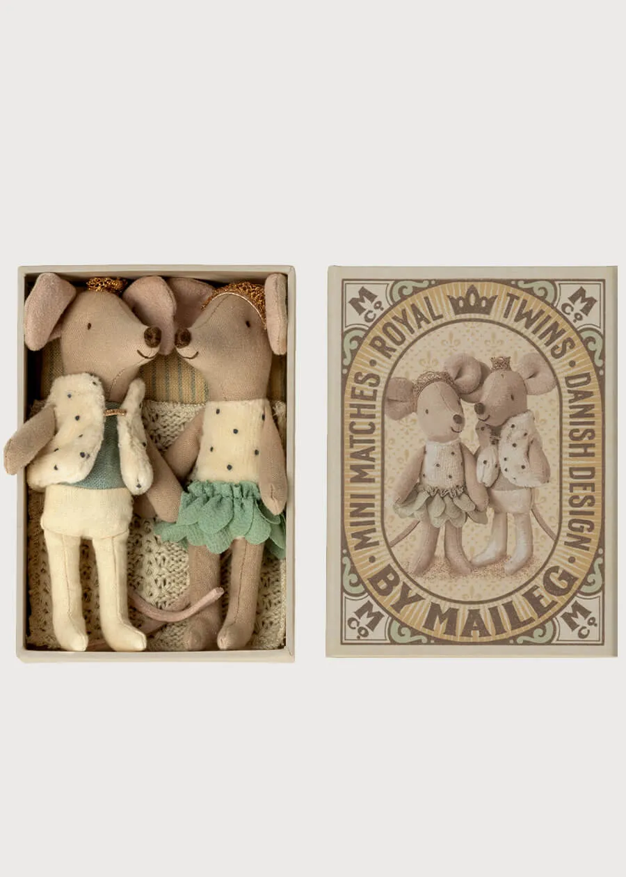 Royal Twin Mice in Matchbox