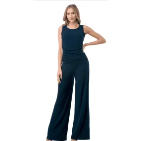 Ruched Wide Leg Jumpsuit-Ariella