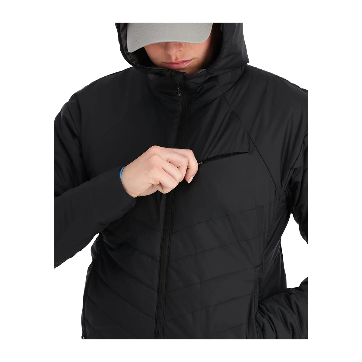 Simms Womens Fall Run Hoody Black