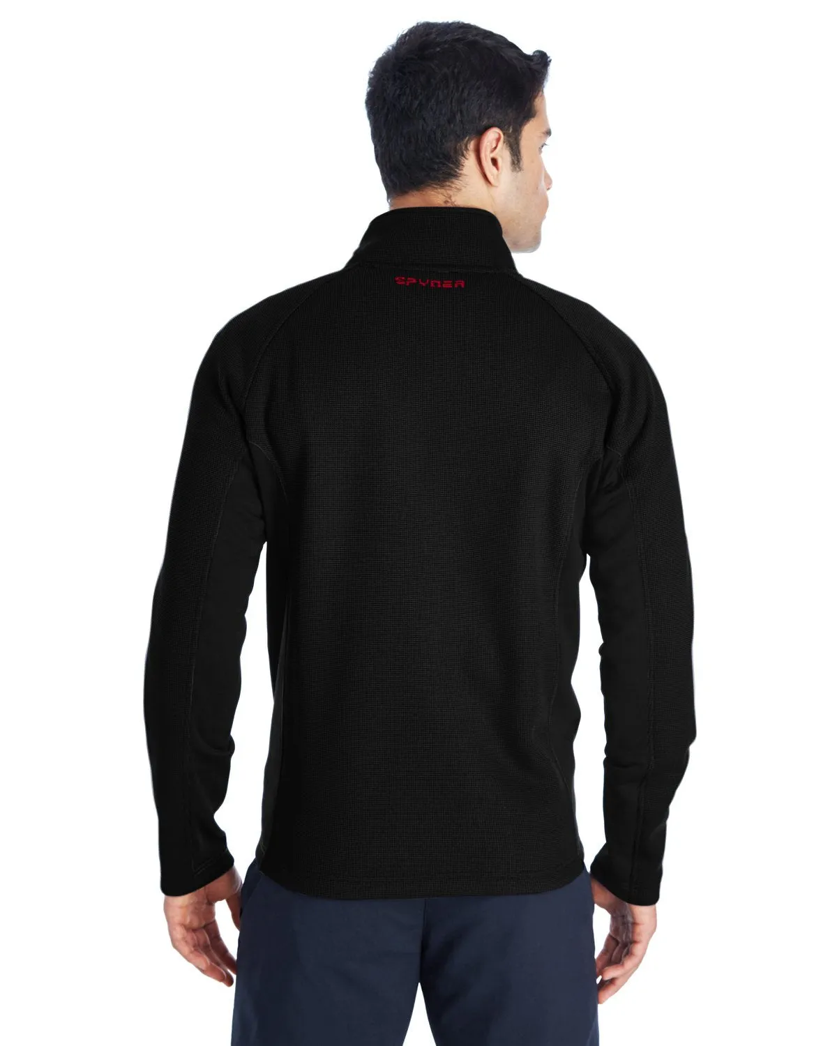 Spyder Constant Full Zip Sweater Fleece Black/ Blk/ Red 187330