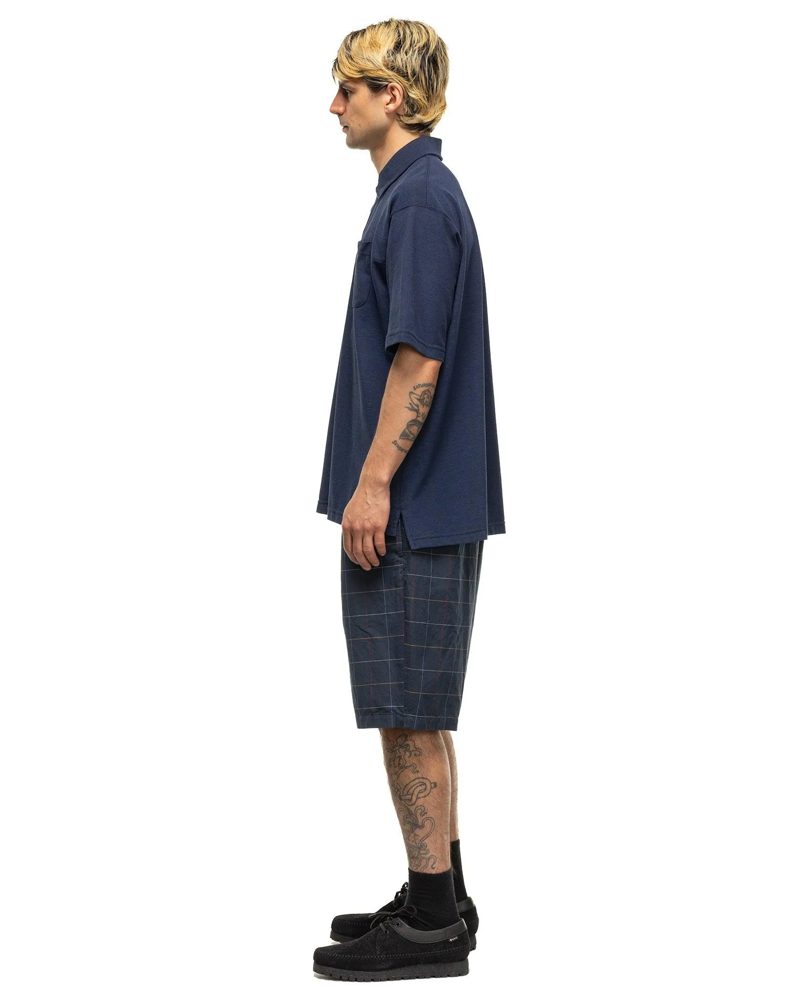 Sunset Short CL Windowpane Navy