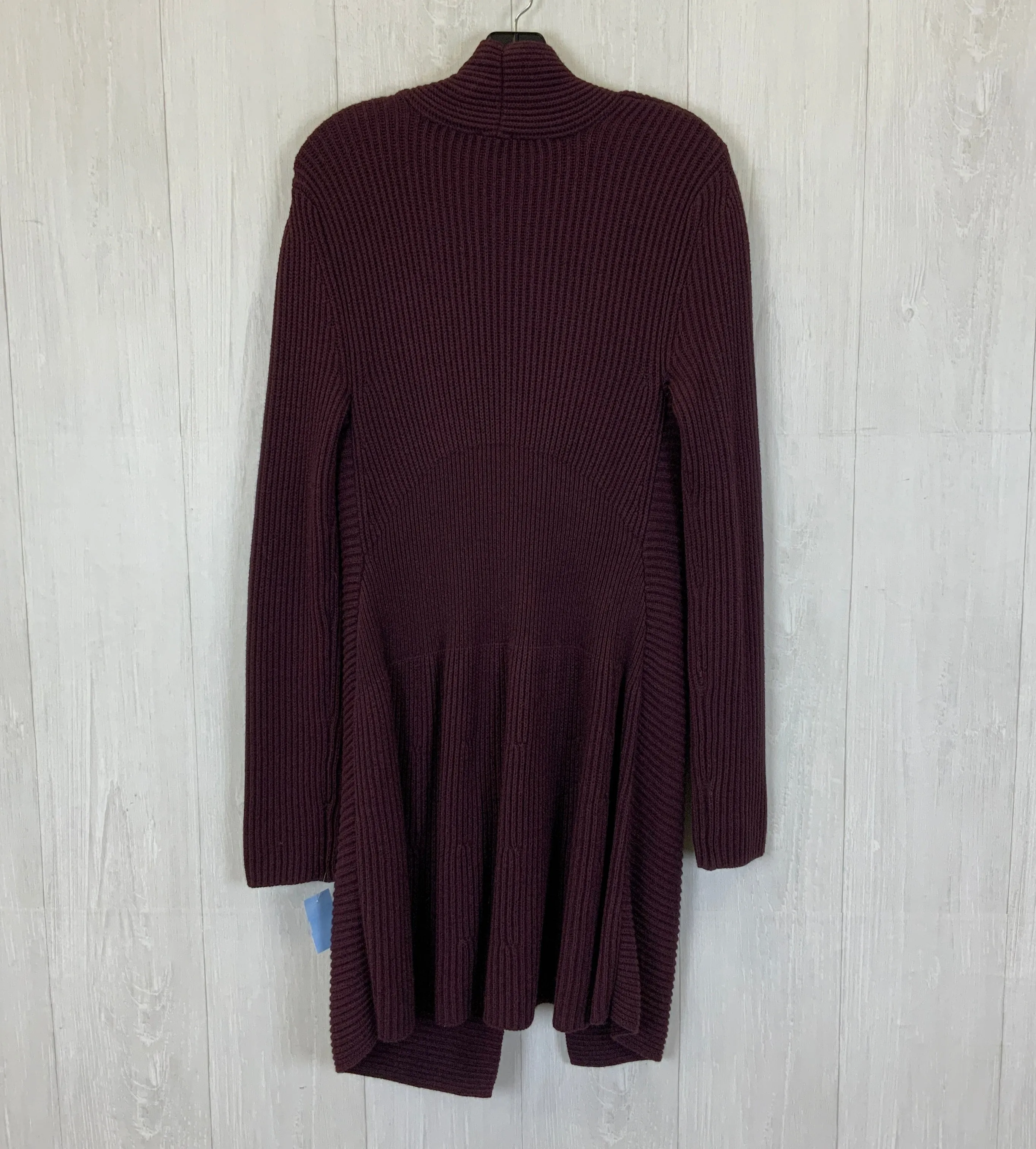 Sweater Cardigan By Cabi In Burgundy, Size: S