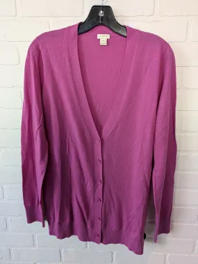 Sweater Cardigan By J. Crew In Pink, Size: M