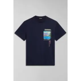 T-Shirt a Maniche Corte uomo Blu