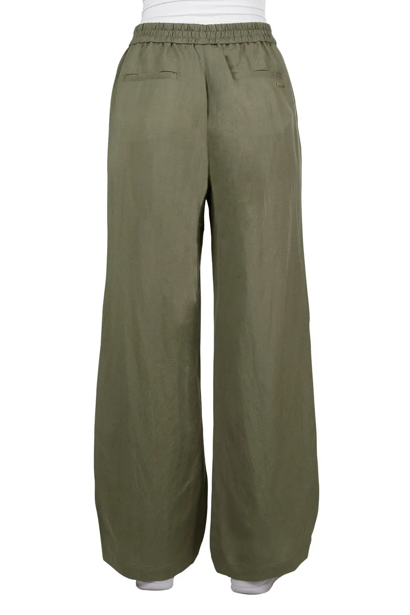 THOMAS COOK WOMENS ISABEL LINEN PANT (KHAKI)