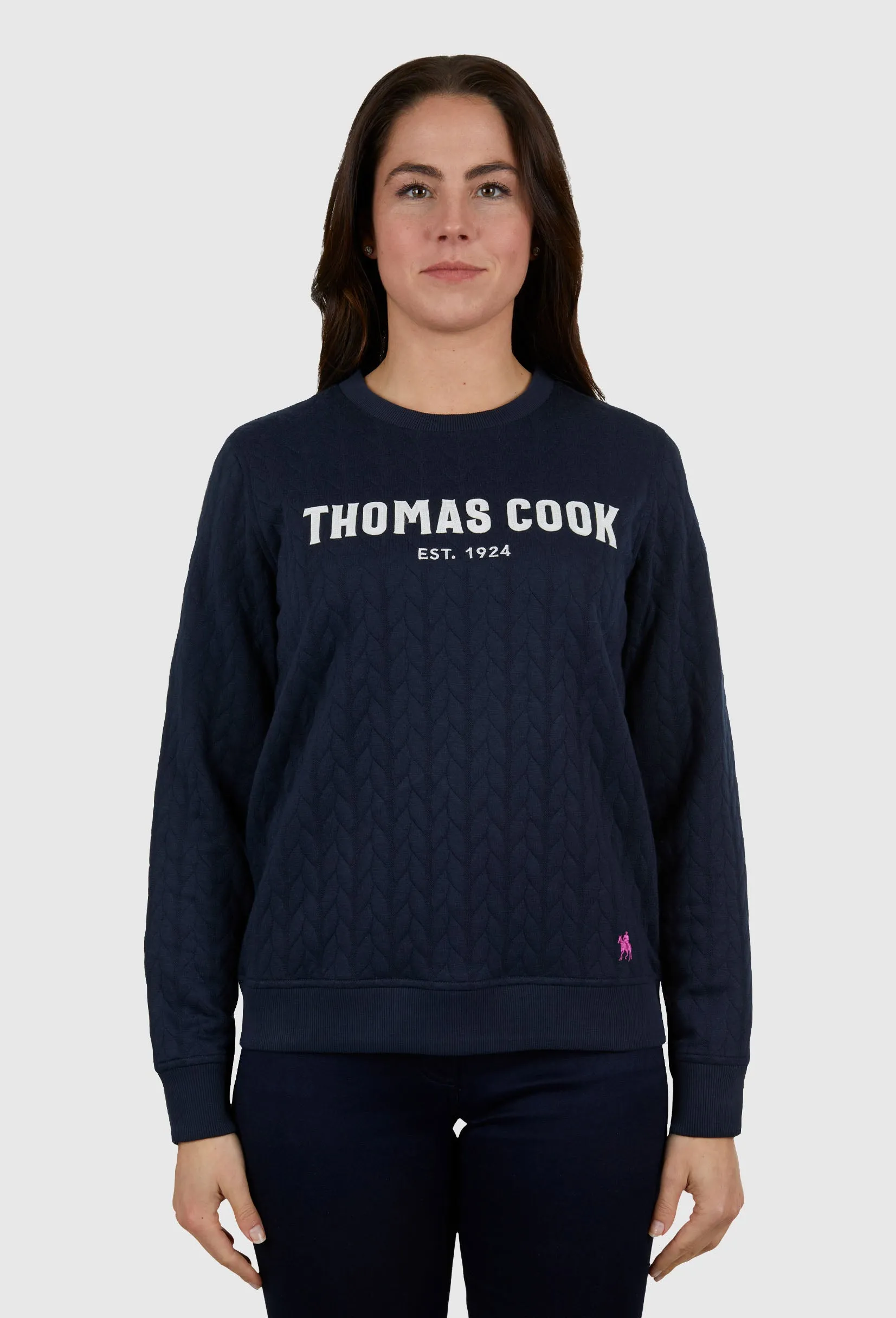 THOMAS COOK WOMENS PIPER SWEAT (NAVY)