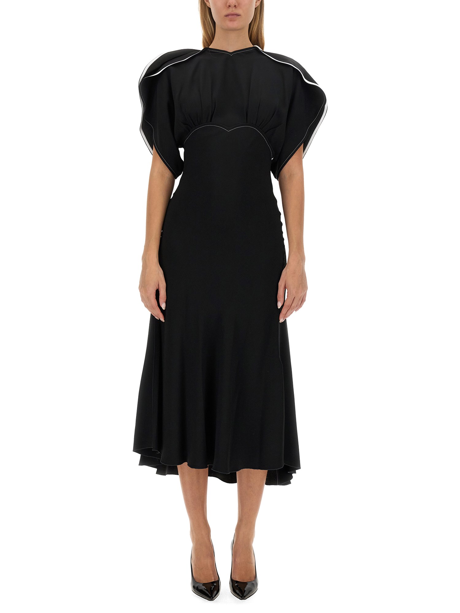 VICTORIA BECKHAM    MIDI DRESS