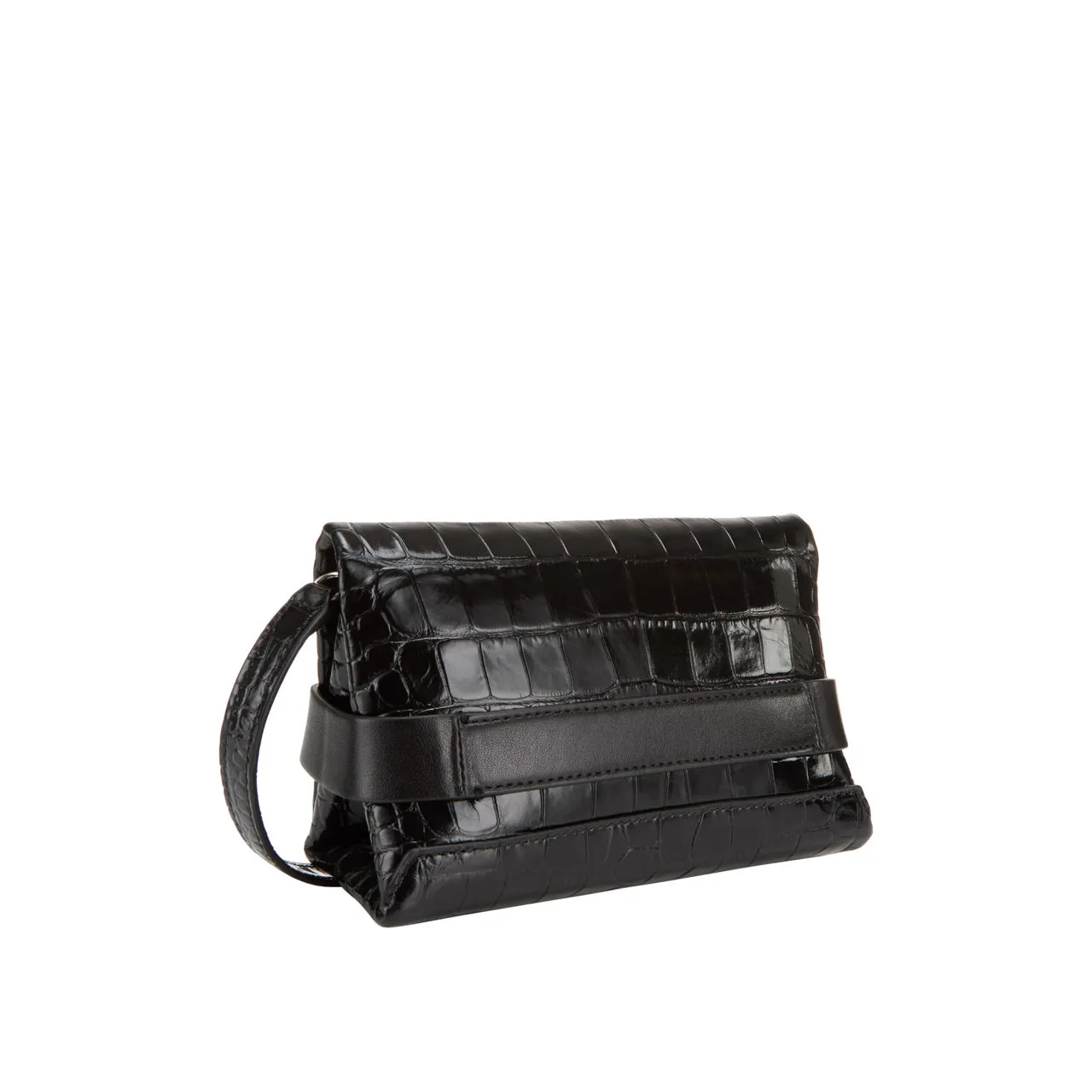 VICTORIA BECKHAM Mini B Pouch Bag - Black