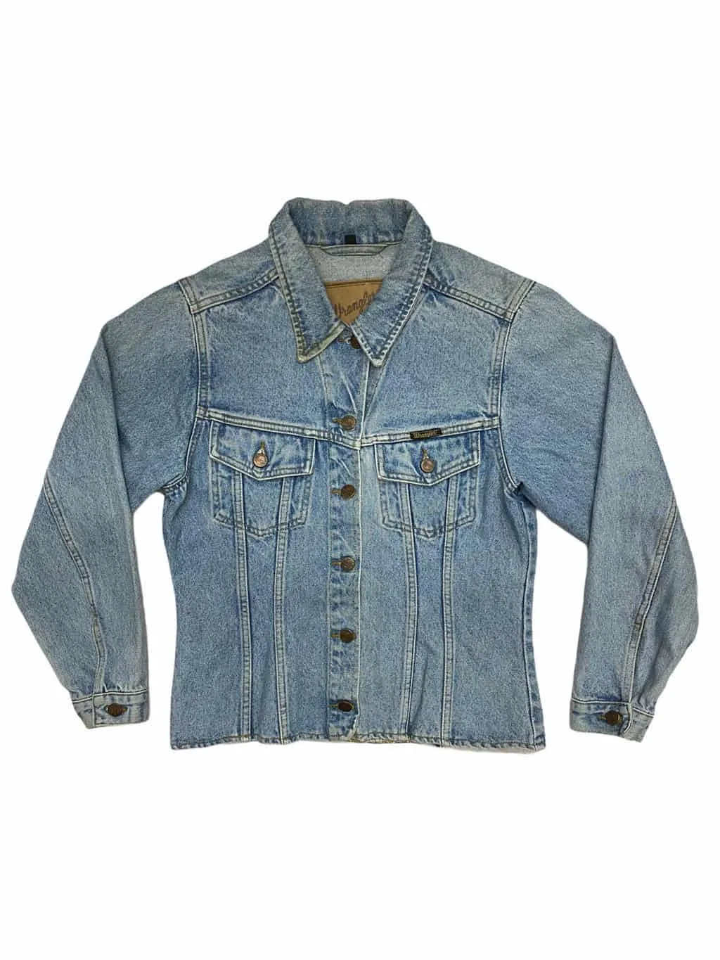 Vintage Denim Wrangler Jean Jacket Light Blue – Womens S/M