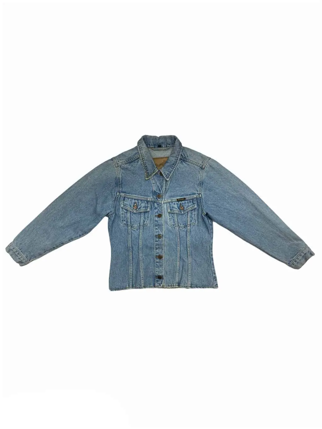 Vintage Denim Wrangler Jean Jacket Light Blue – Womens S/M