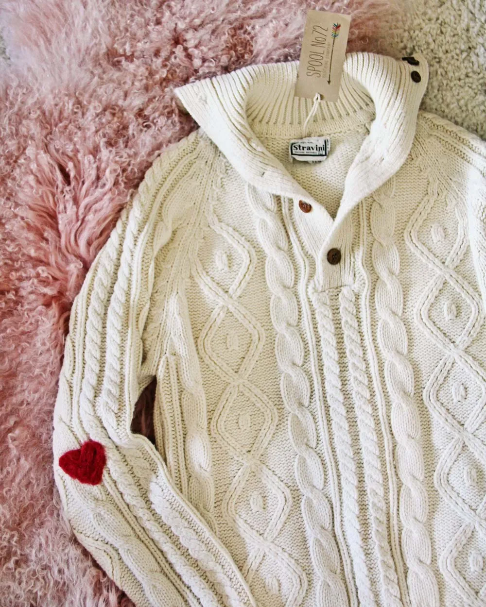 Vintage Fishermans Heart Sweater #3