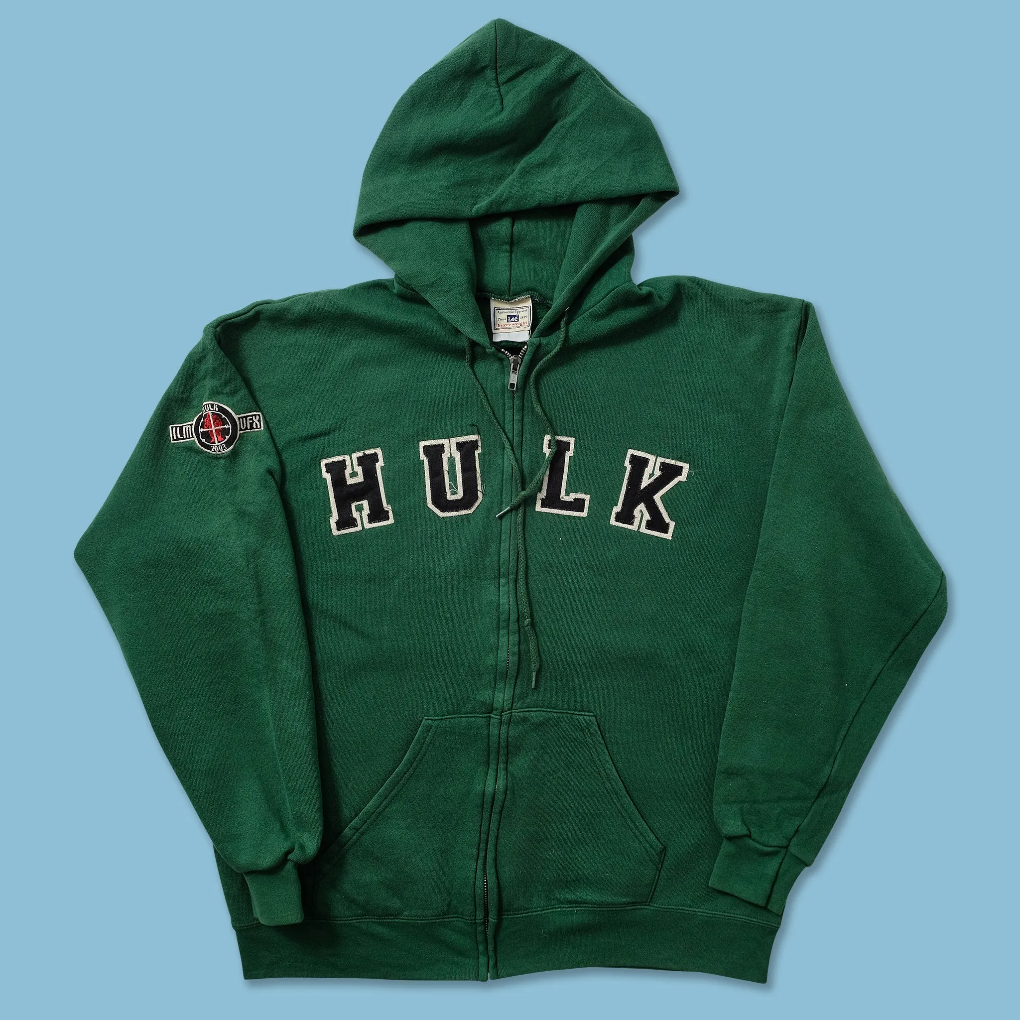 Vintage Hulk Zip Hoody Medium