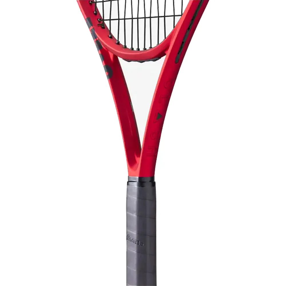 WILSON Clash 100 Pro V2 Unstrung Tennis Racquet (Black/Red)