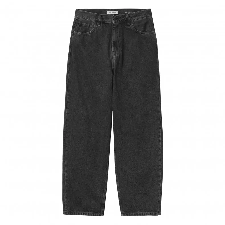 Women's Carhartt WIP Brandon Pant (Black Stone Washed)