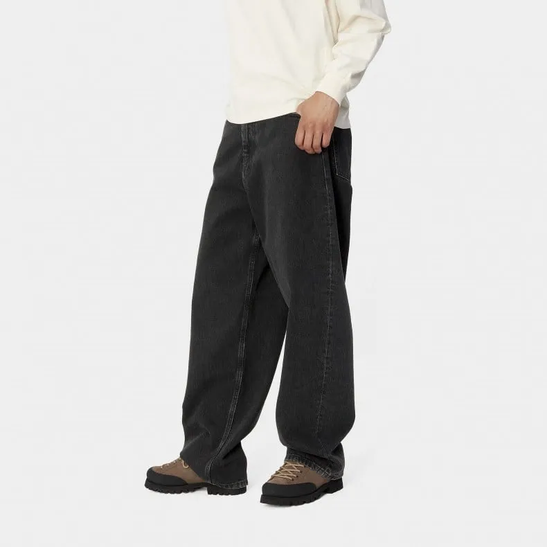 Women's Carhartt WIP Brandon Pant (Black Stone Washed)