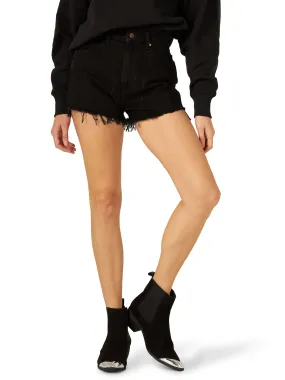 Wrangler Womens Black Festival Short Shorts