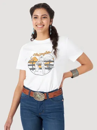 WRANGLER WOMENS RETRO GRAPHIC TEE - LWK435W